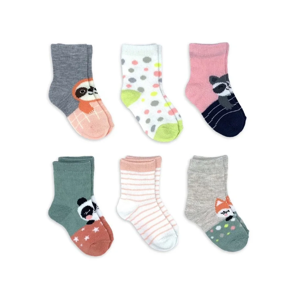 Wonder Nation Girl Critter Socks 12-Pack Assorted Size 18 - 36M